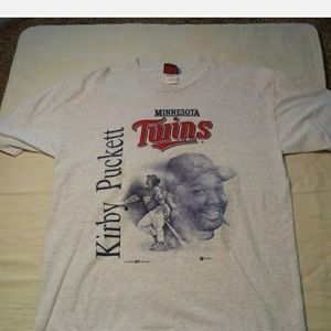 Vintage Kirby Puckett T Shirt Size Large